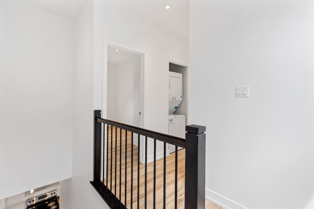 a staircase in a house